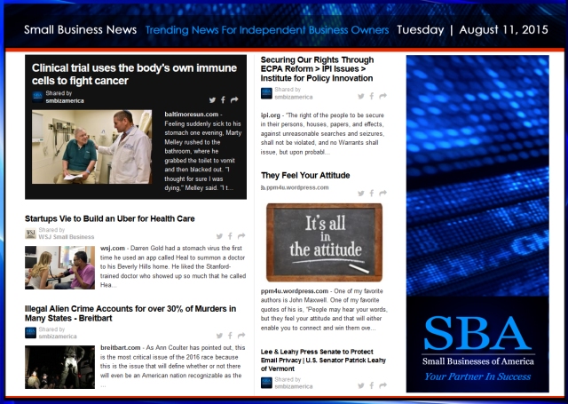 Trending Small Business News 08112015