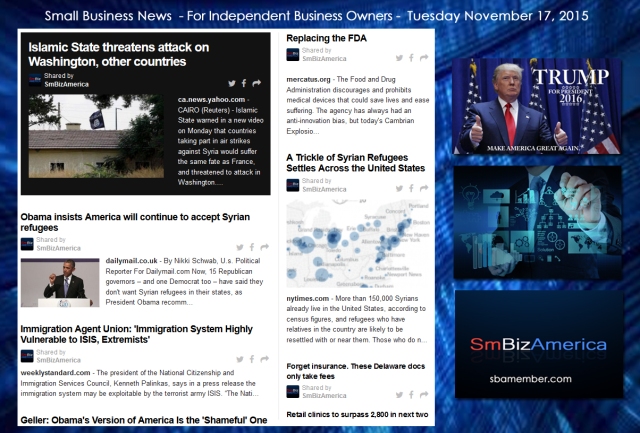 Small Business News 11172015