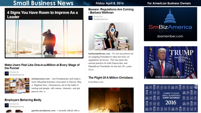 Small Business News 4.8.16